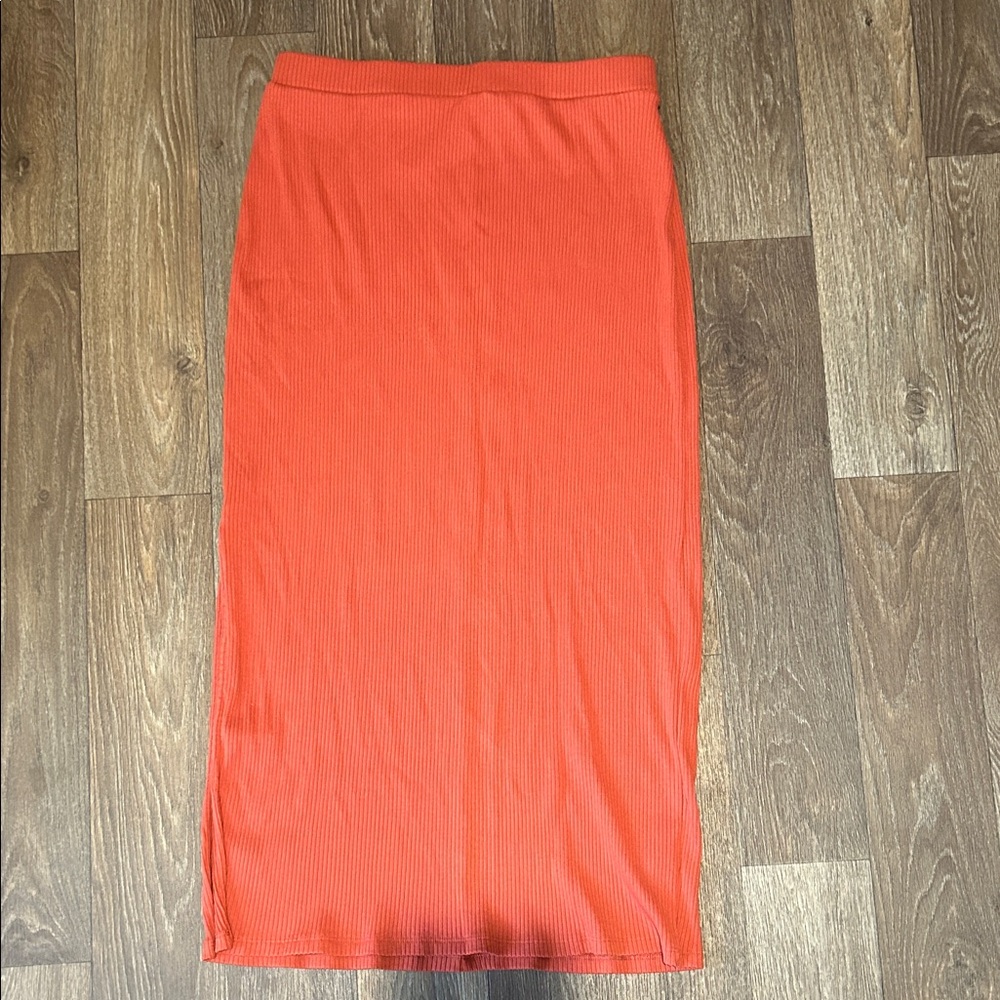 Old Navy Vibrant Orange Pencil Skirt
